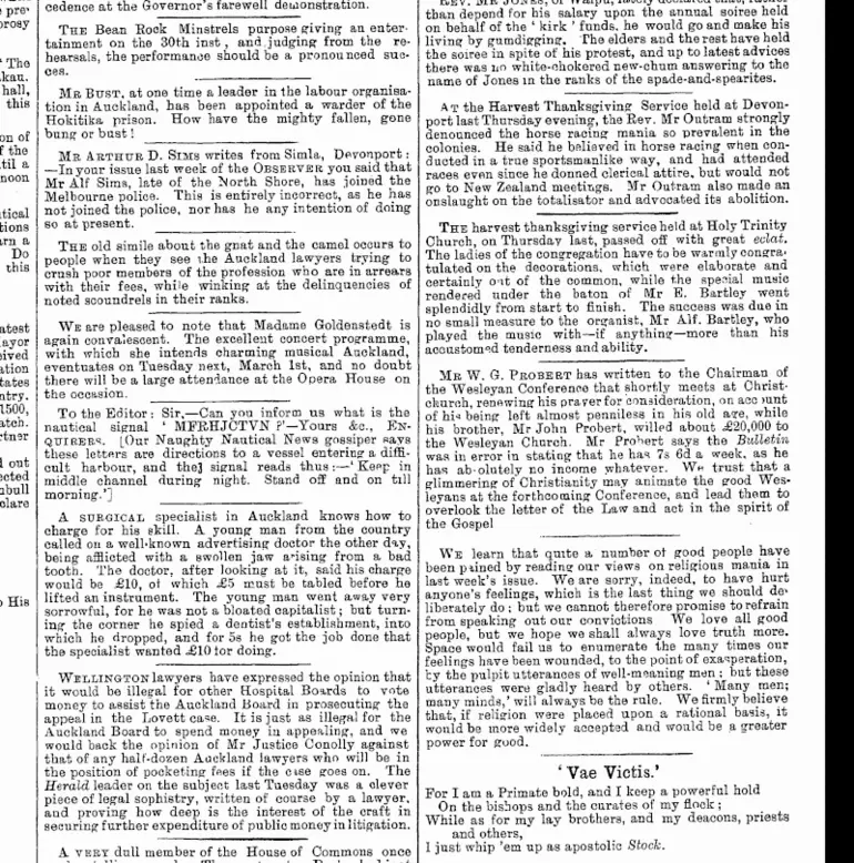 Image: I like good beer, but I don't often get.it.7 Got it this time, s. old boy. (Observer, 27 February 1892)