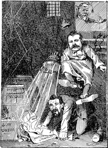 Image: The Modern Guy Fawkes. (Observer, 23 June 1894)