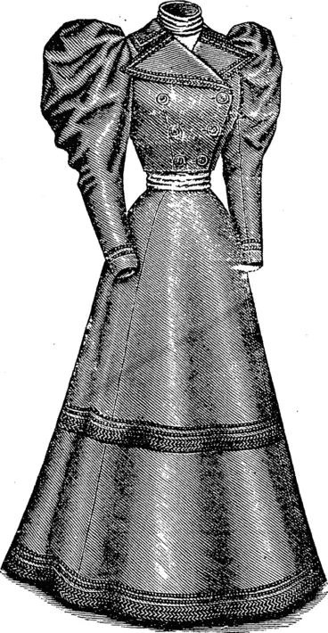 Image: LADIES' REEFER ETON COSTUME (Observer, 13 January 1894)