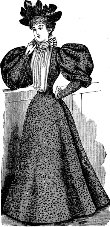 Image: ladies' Costume. (Observer, 15 June 1895)