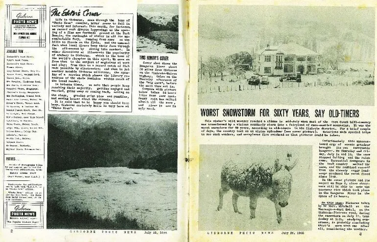 Image: Worst Snowstorm For Sixty Years Say Old-Timers