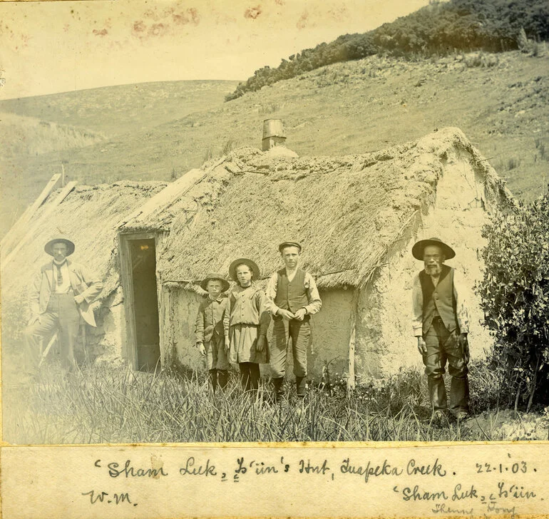 Image: Sham Luk Ts'un's Hut, Tuapeka Creek.