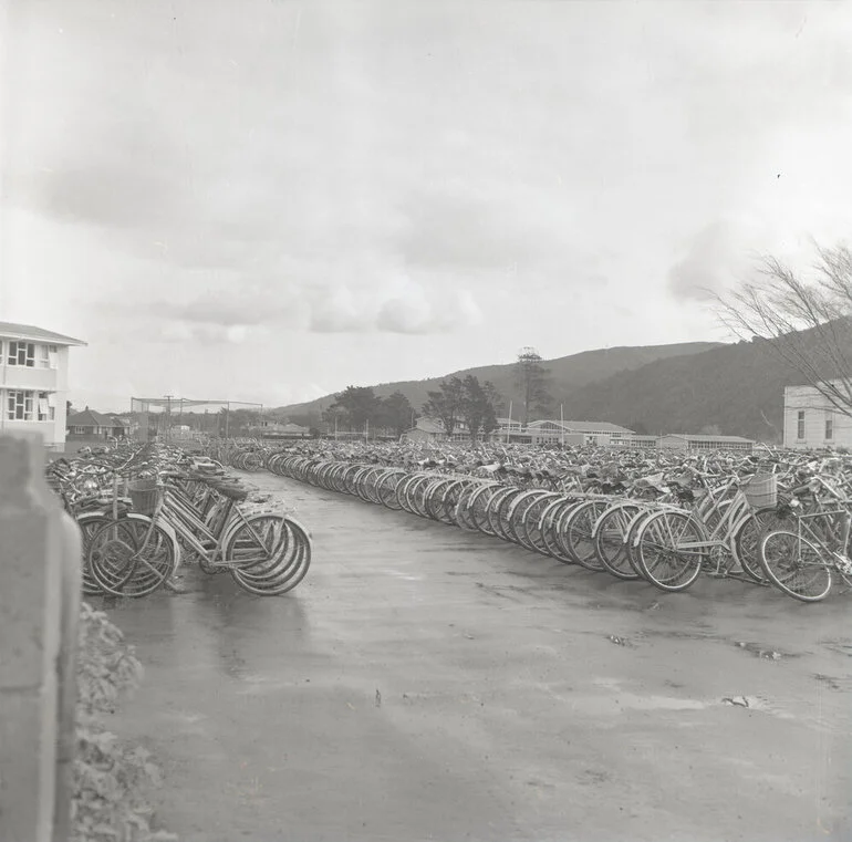 Image: Upper Hutt College Bicycle Racks