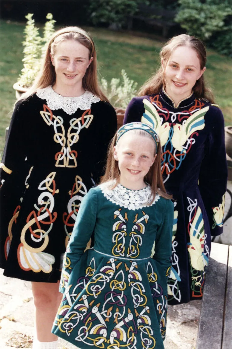 Image: Irish dancing; sisters Tamsyn Angelique and Ophelia Poczwa achieve top placings in the national championships.