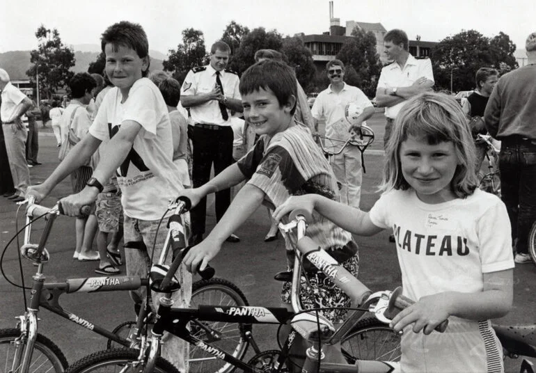 Image: Ministry of Transport cycle competition winners and new bikes.