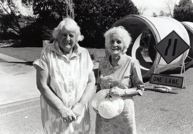 Image: Silverstream; Whiteman's Road flood alleviation scheme; residents.