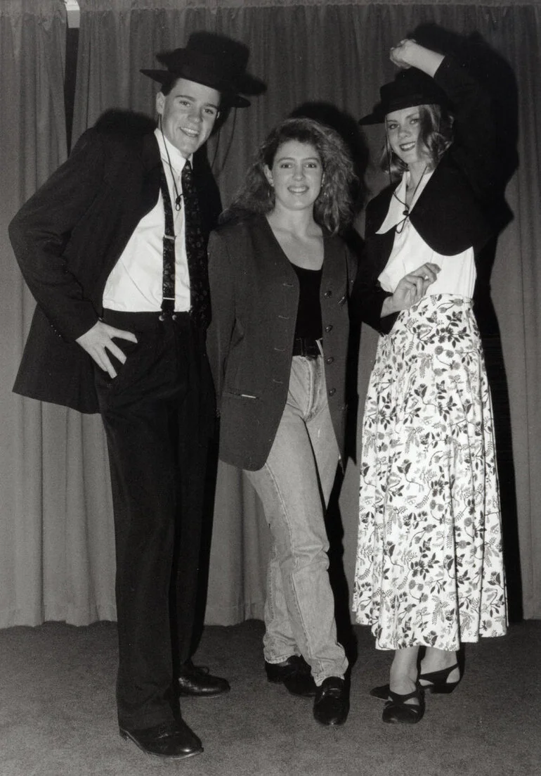 Image: Barcelona Olympics; New Zealand athletes' ceremonial uniforms, with designer Janette Christie.