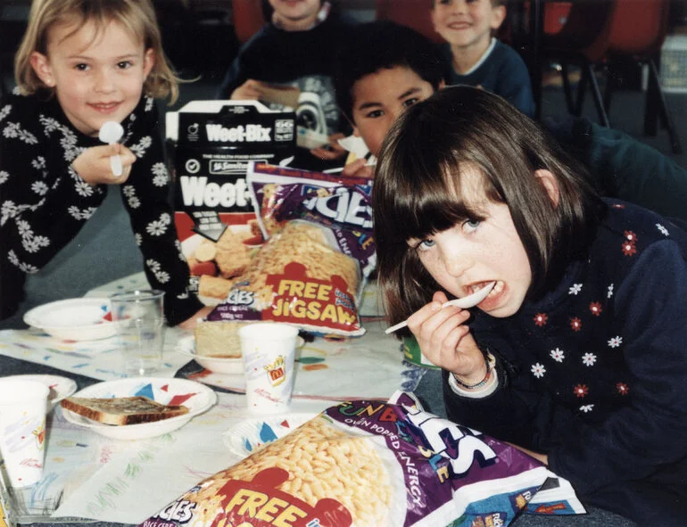 Image: Birchville School;"Get Going With Breakfast"; Sophie Rattray, Hannah Plewinski.