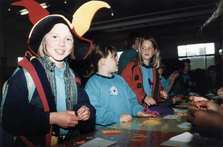 Image: Girl Guide Brownies; "Brownie revel" at Trentham racecourse.