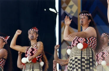 Image: Performers, Aotearoa Traditional Māori Performing Arts Festival