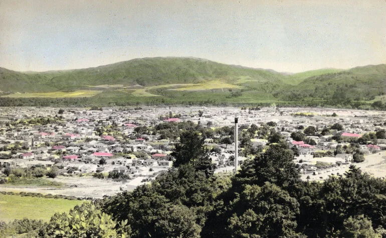 Image: Colourised postcard Upper Hutt 001
