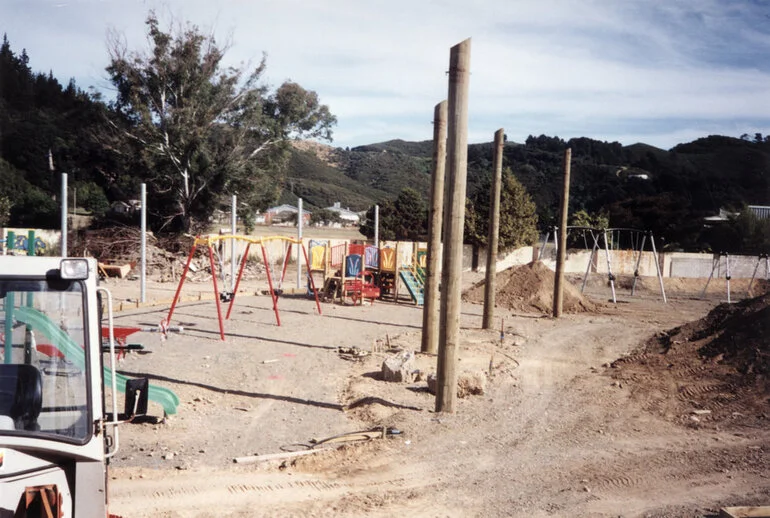 Image: Maidstone Park; work on Maidstone Max children's play equipment?