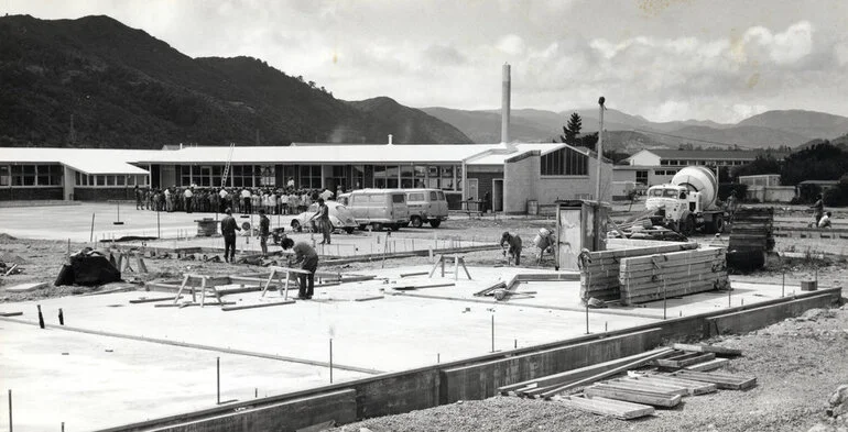 Image: Maidstone Intermediate, under construction; 1969
