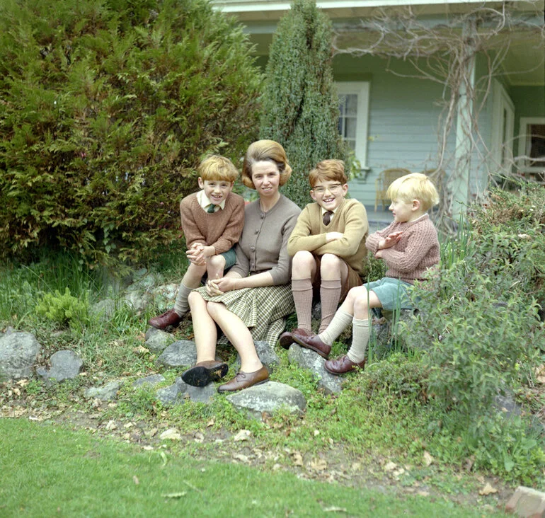 Image: Goodwin boys and mother.