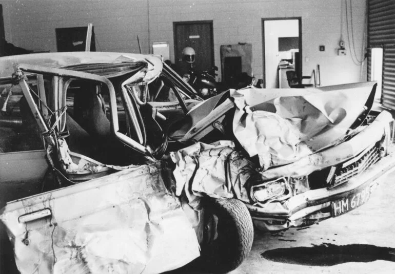 Image: River road; first fatal crash, after eight months.
