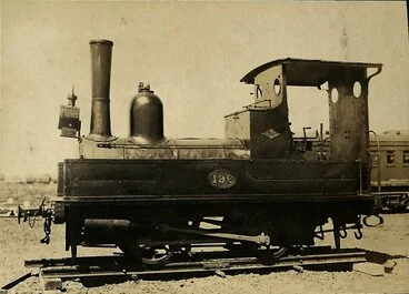 Image: New Zealand Railways locomotive, A 0-4-0 T class; number 196