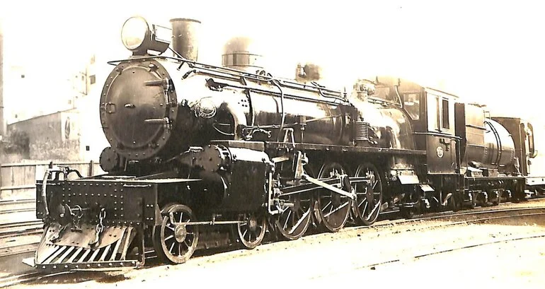Image: New Zealand Railways locomotive, Ab 4-6-2 class; number illegible