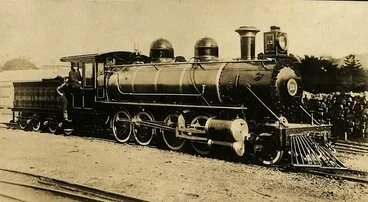 Image: New Zealand Railways locomotive, Oa 2-8-0 class; number 457 (Manawatu 13)