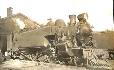 Image: New Zealand railways locomotive, Ws 4-6-4 T class; number illegible