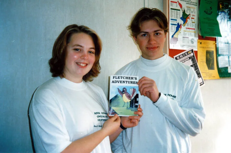 Image: Heretaunga College; Young Enterprise Scheme; Tiffany Lockyer, Jason Attewell.