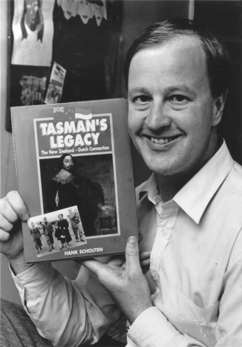 Image: Upper Hutt Leader staff; former editor Hank Schouten publishes "Tasman's Legacy", about Dutch migration.