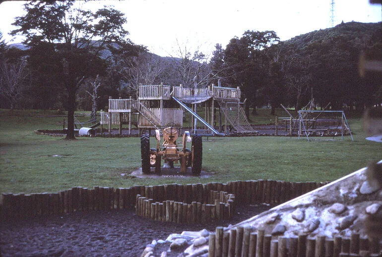 Image: Harcourt Park; playground, circa 1980s