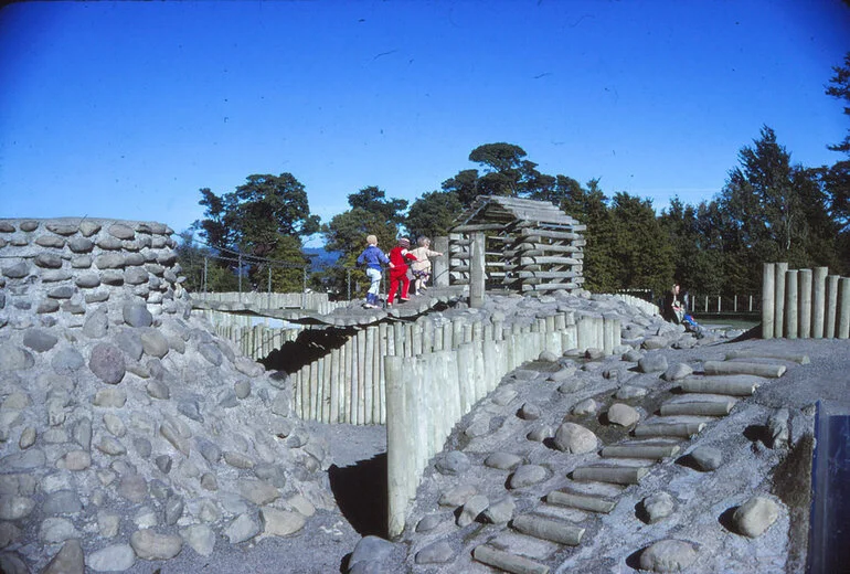 Image: Harcourt Park; playground, circa 1980s