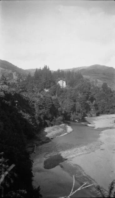 Image: McCurdy's Castle with Te Awa Kairangi / Hutt River in foreground.
