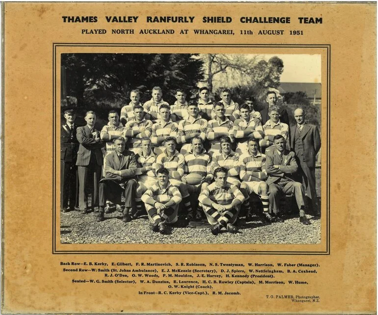 Image: Thames Valley Ranfurly Shield Challenge Team