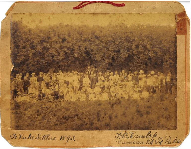 Image: Te Puke Settlers 1893