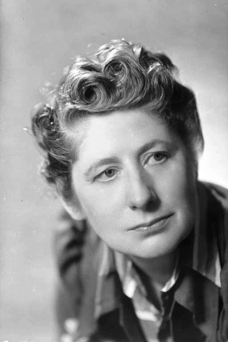 Image: Head and shoulder portrait of Ngaio Marsh