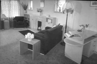 Image: Showing the living room of Mrs Walker's house, Stirling Street, Remuera