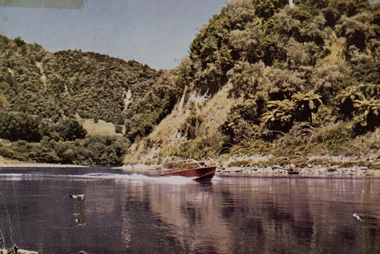 Image: Jet boat on the Whanganui River