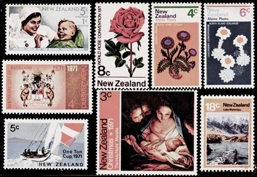 Image: New Zealand postage stamps