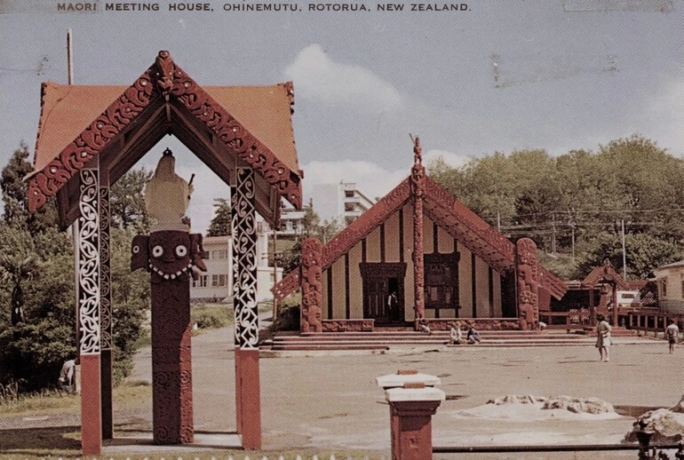 Image: Maori Meeting House Ohinemutu, Rotorua, New Zealand