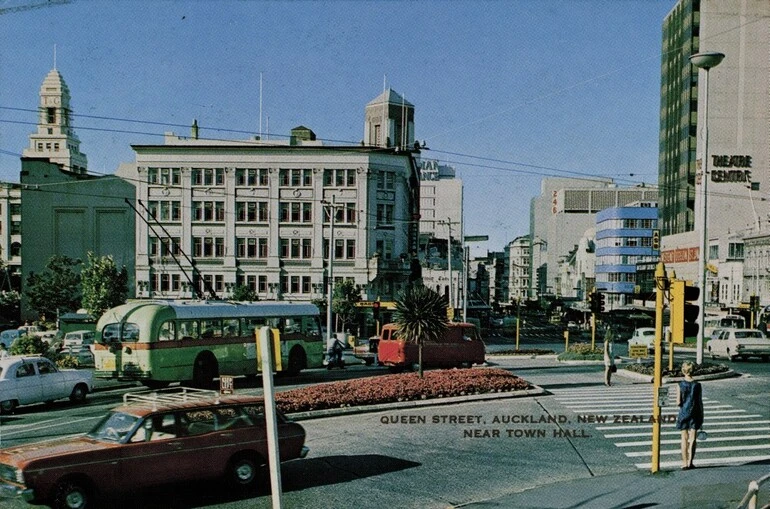 Image: Queen Street, Auckland, New Zealand, Near Town Hall
