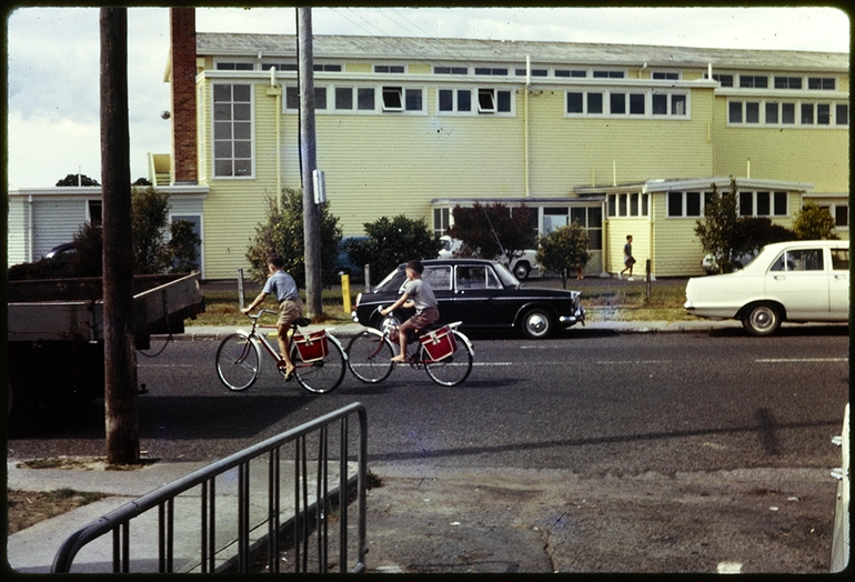 Image: Cycling to school