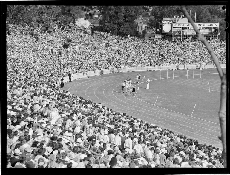 Image: British Empire Games, Eden Park, 1950