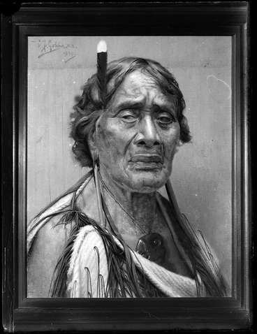 Copy of painting by Goldie Image: Copy of painting by Goldie