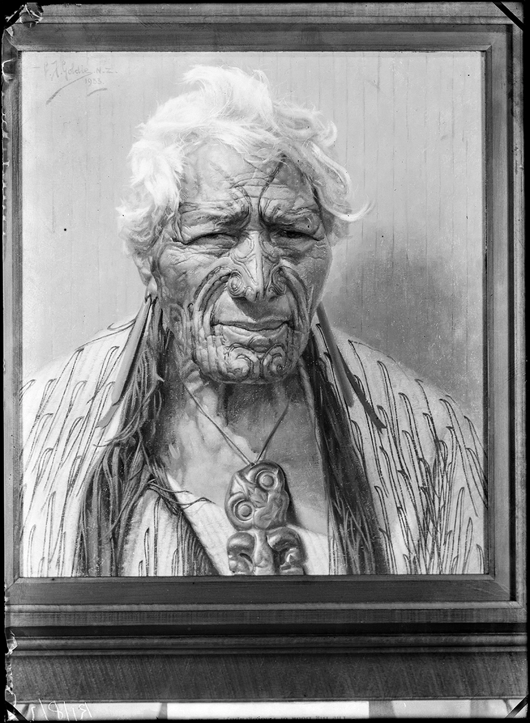 Image: Copy of Goldie painting, Atama Paparangi