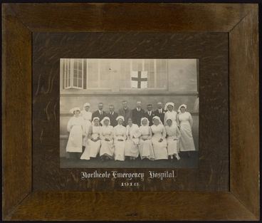 Northcote Emergency Hospital 1918 Image: Northcote Emergency Hospital 1918