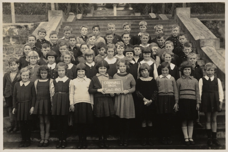Image: Cornwall Park School class portrait: Standard I, 1935