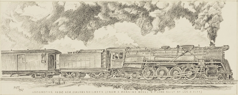 Image: Locomotive KB 965 NZ Railways