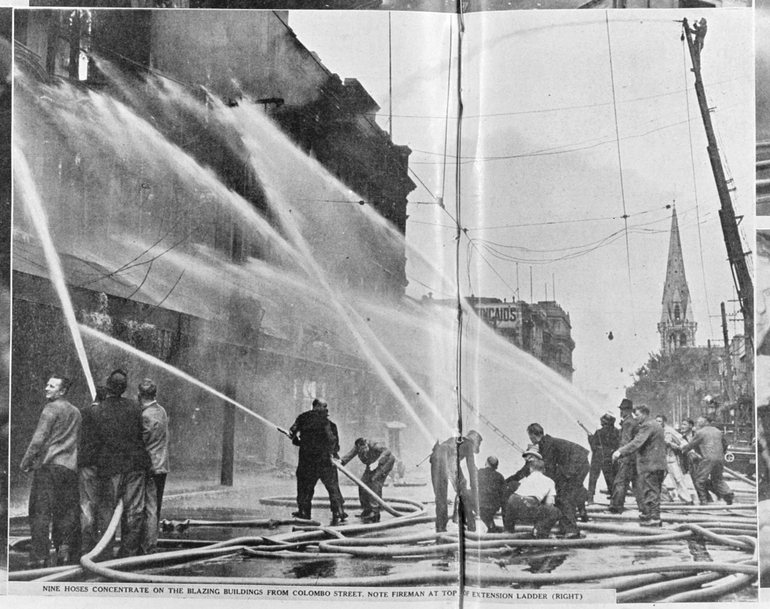 Image: Ballantynes Fire, November 1947