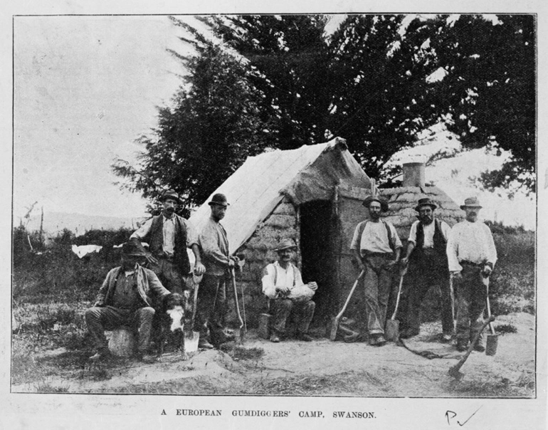 Image: A European Gumdiggers camp