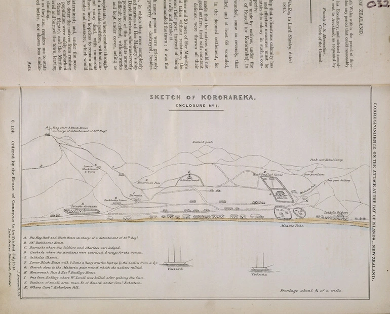 Image: Sketch of Kororeareka