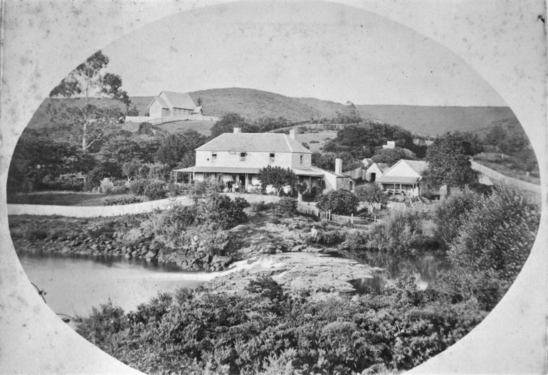 Image: A view of Kerikeri showing Kemp house, a...
