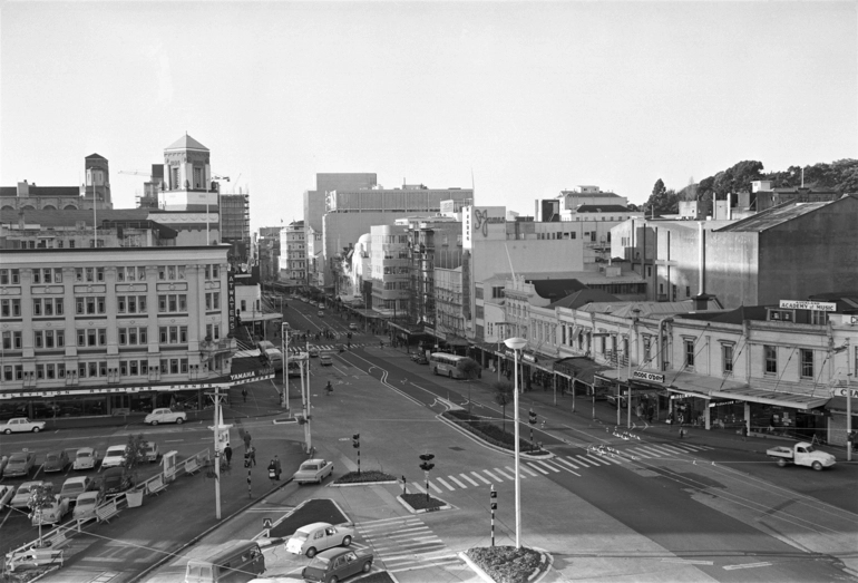 Image: Queen Street from the Town Hall, 1966