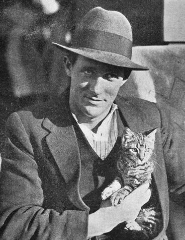 Image: Seaman Kehoe and the Wiltshire's cat