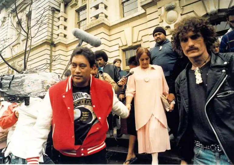 Image: Titewhai and Hone Harawira, 26 May 1988